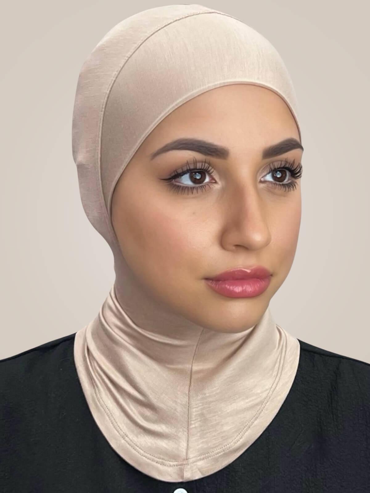 Premium Jersey Full Coverage Underscarf-Vanilla