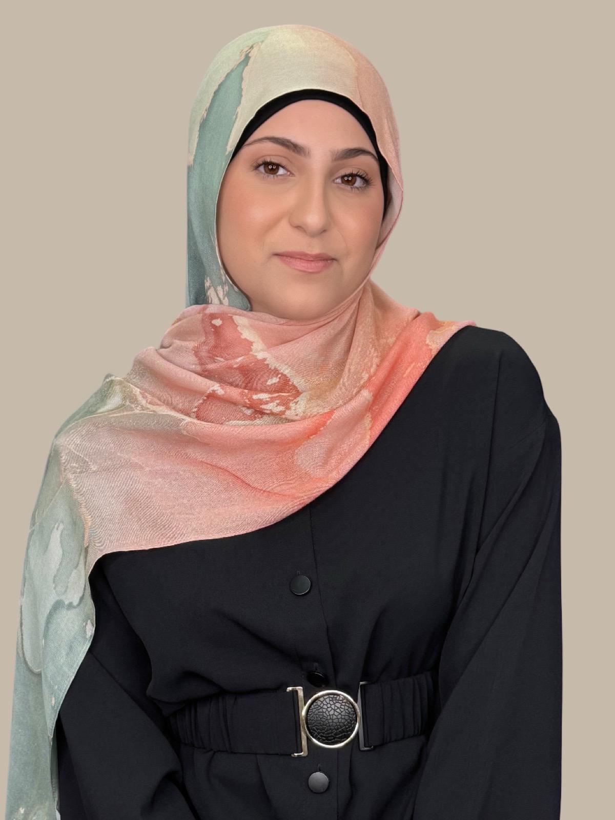 Modish Girl Print Modal Hijab-Sedona Sage