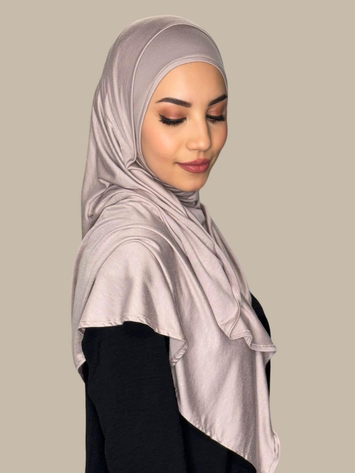Sphinx Pre-Sewn Jersey Hijab side view on model