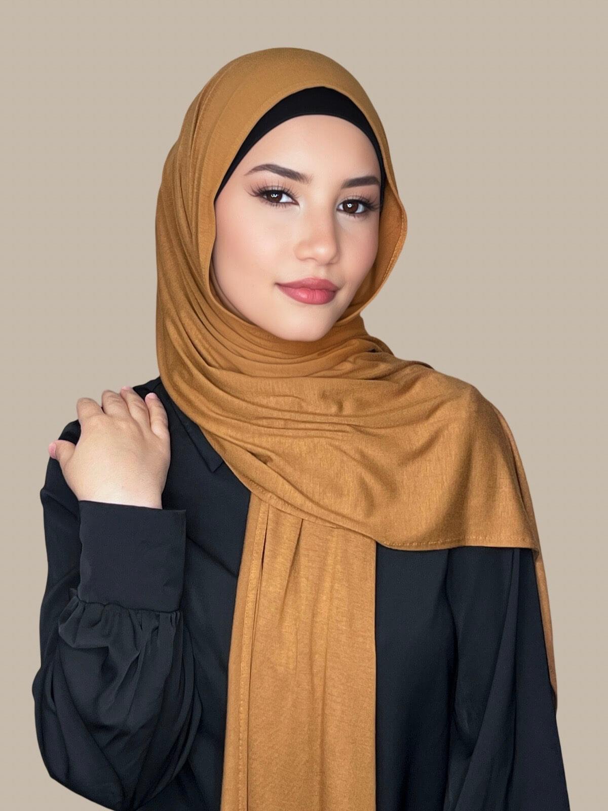Classic Jersey Hijab-Goldenrod