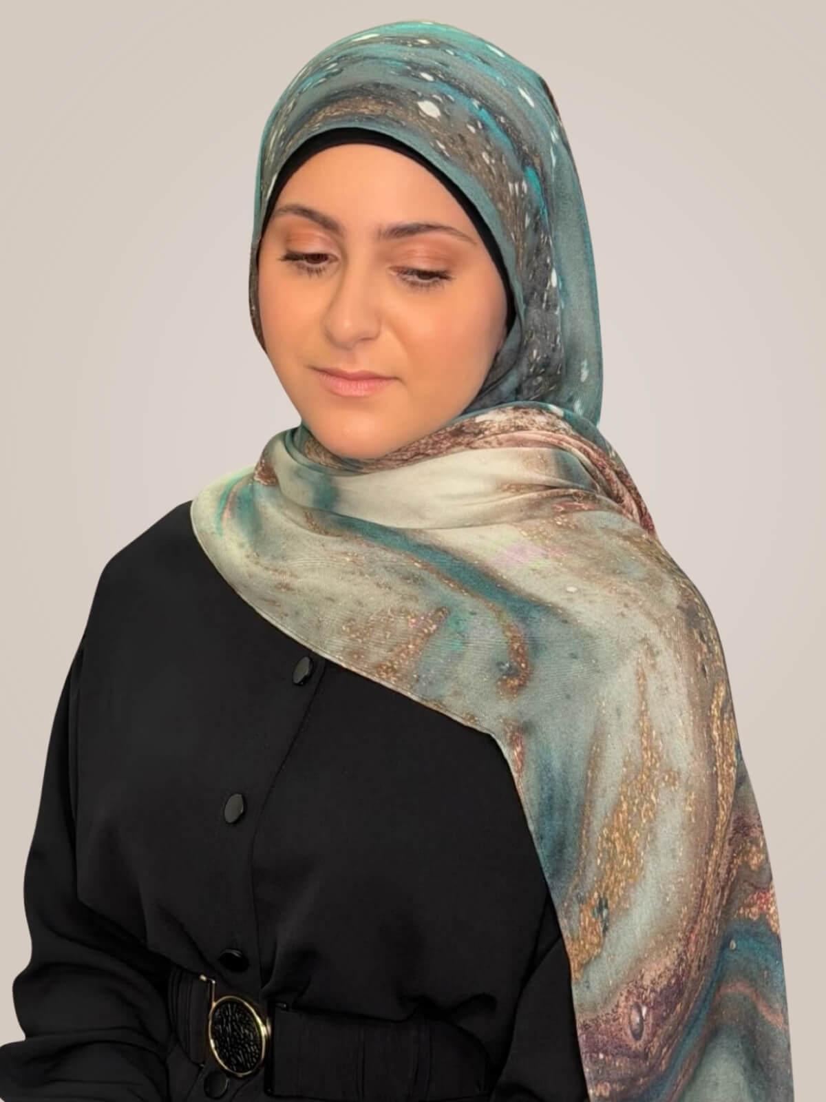 Modish Girl Print Modal Hijab-Laguna Shore
