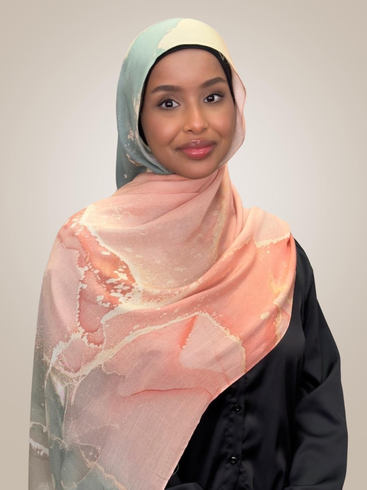 Print Modal Hijab-Sedona Sage