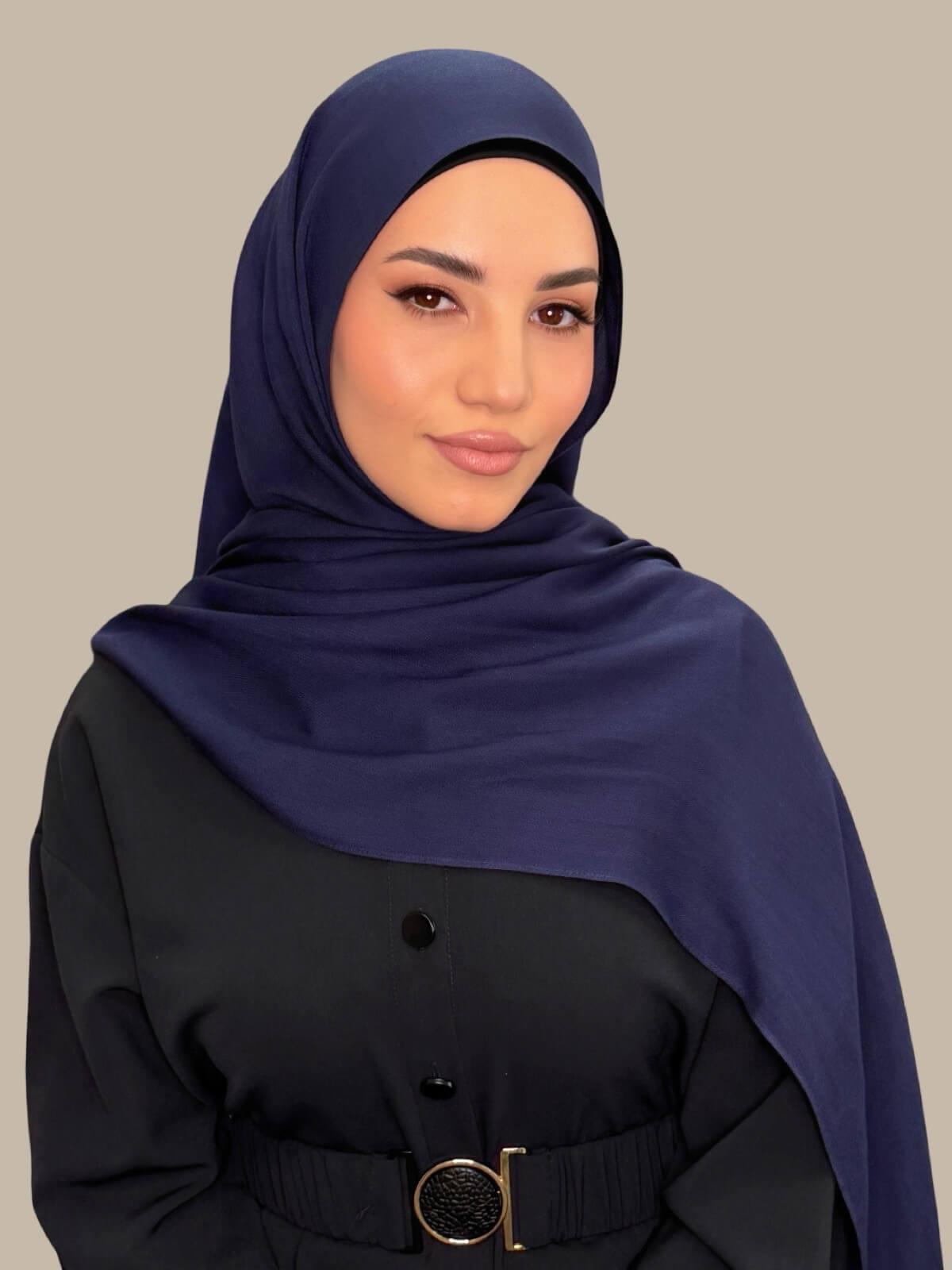 Cotton Modal Hijab-Sea Storm