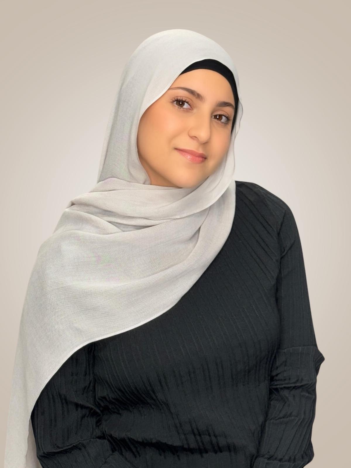 Modish Girl Cotton Modal Hijab-Misty Mink