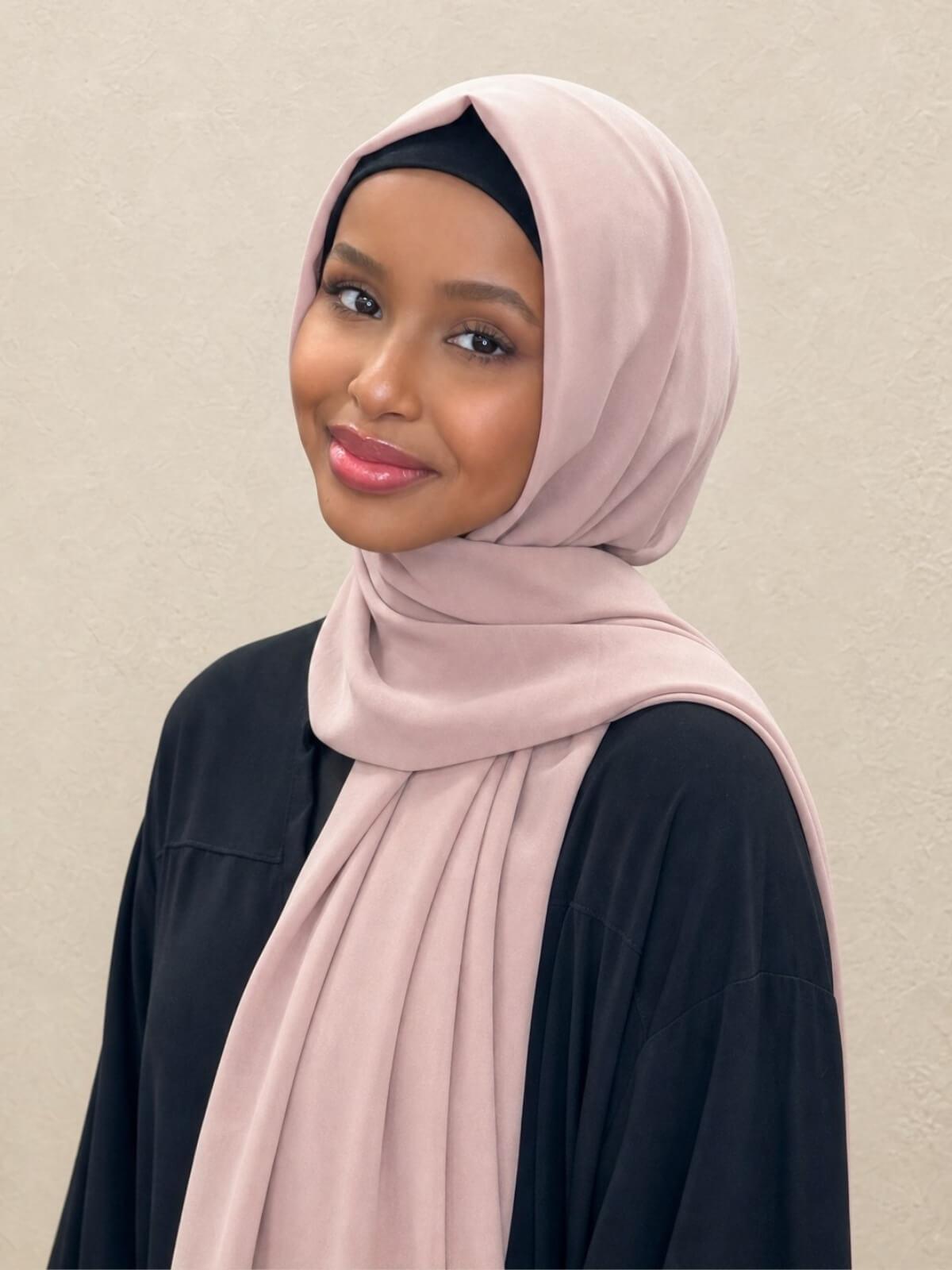 Classic Chiffon Hijab-Blush