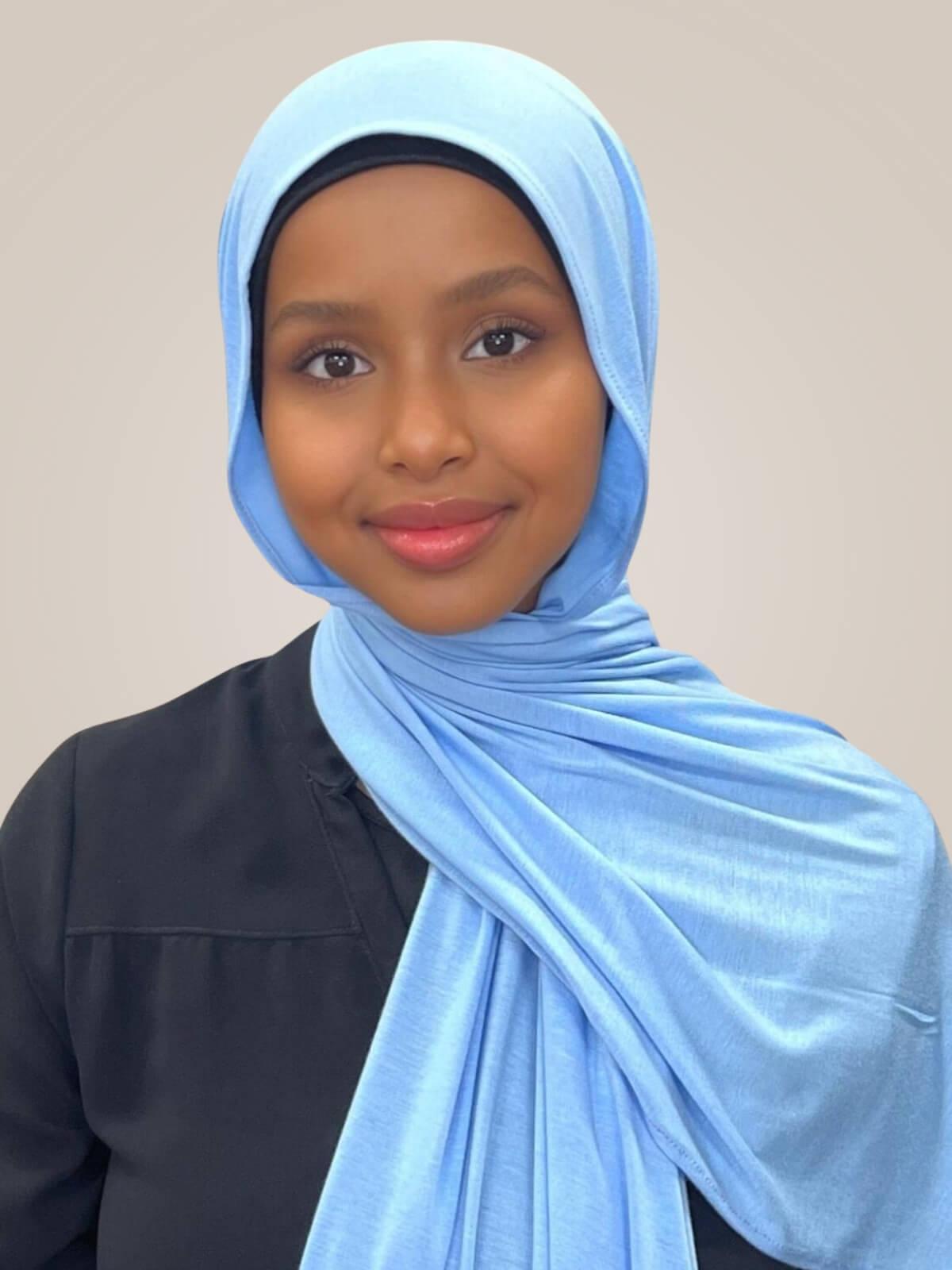 Classic Jersey Hijab-Baby Blue