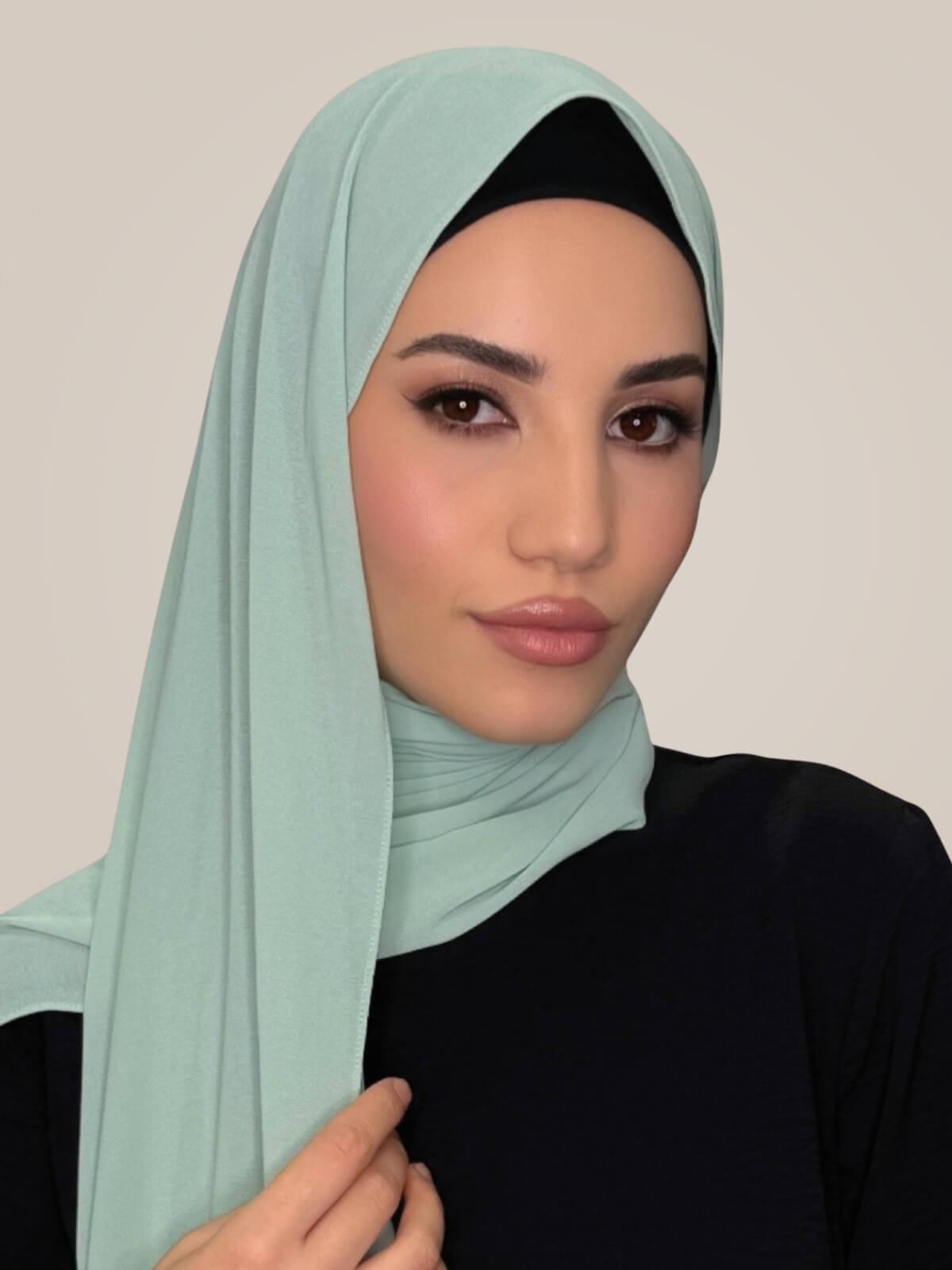 Classic Chiffon Hijab-Teal