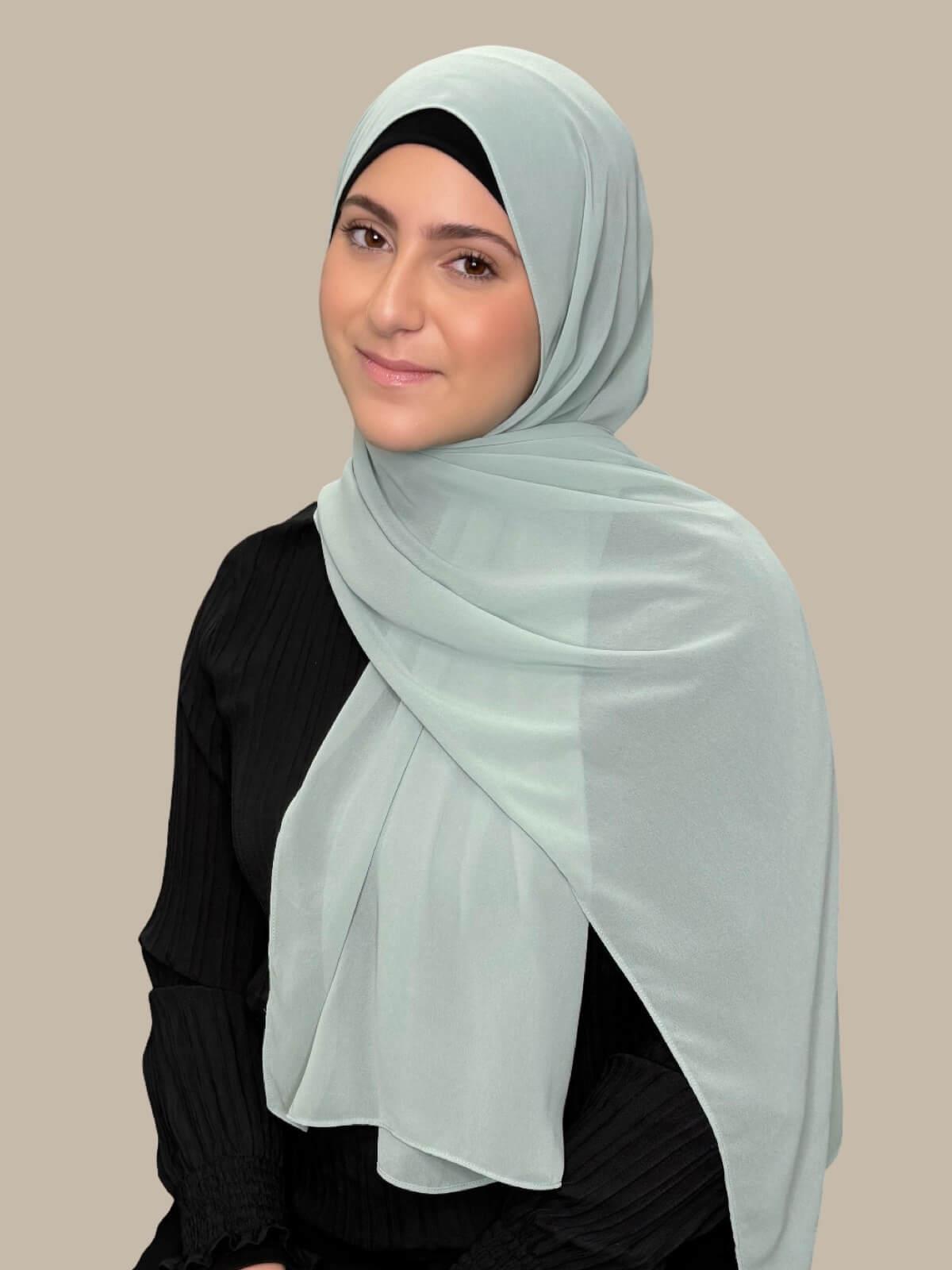 Modish Girl Luxury Chiffon Hijab-Bayleaf