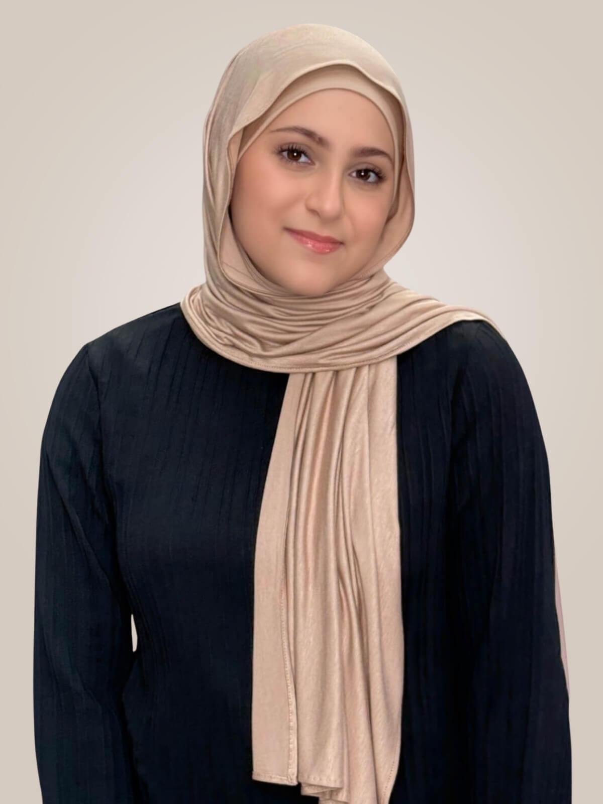 Modish Girl Premium Jersey Hijab-Warm Taupe