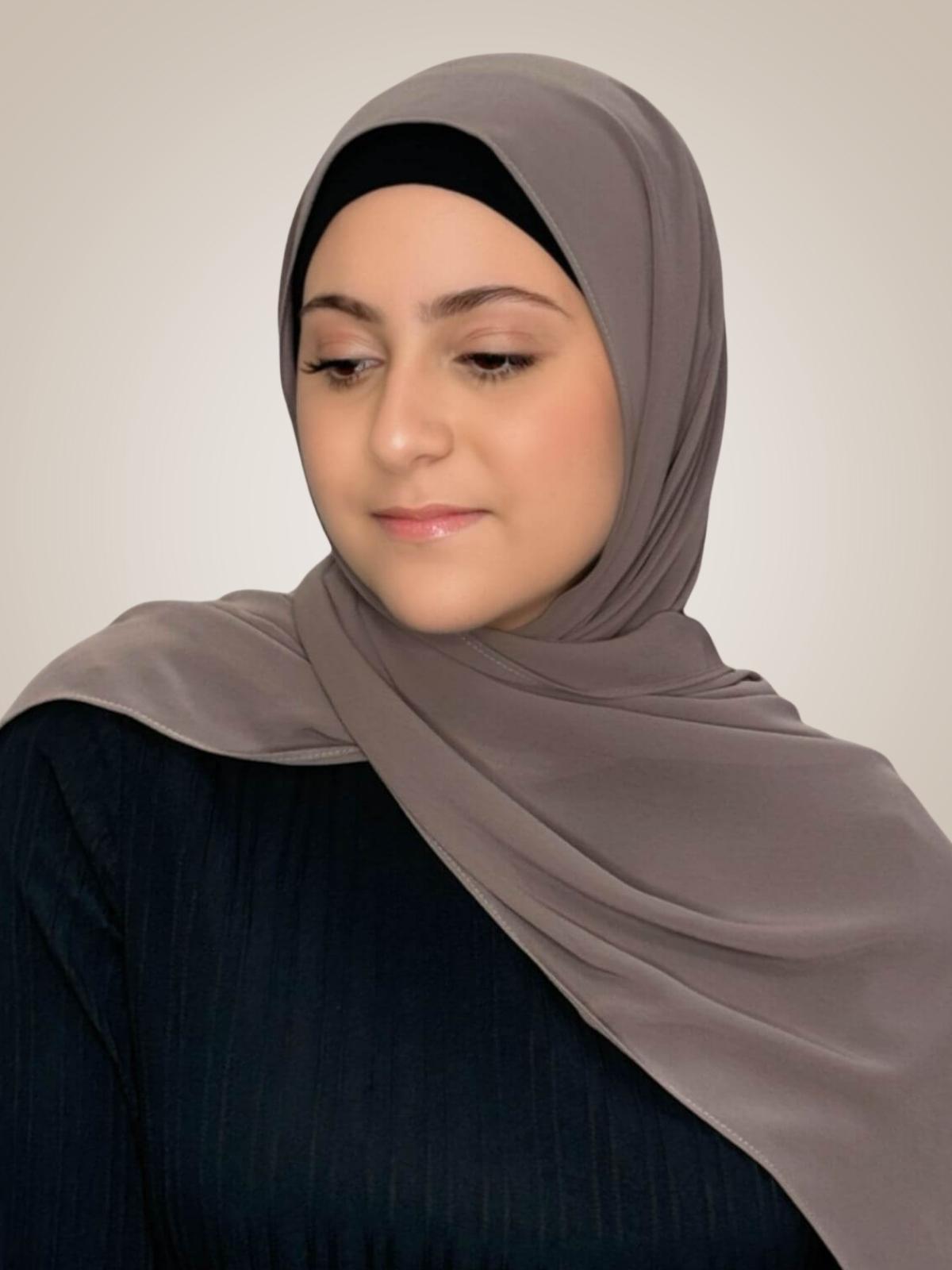 Modish Girl Luxury Chiffon Hijab-Sandstone