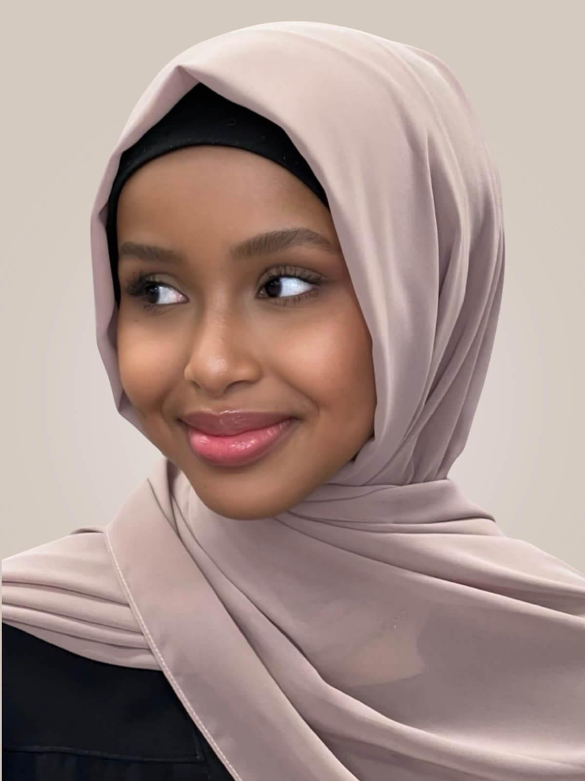Luxury Chiffon Hijab-Cedar