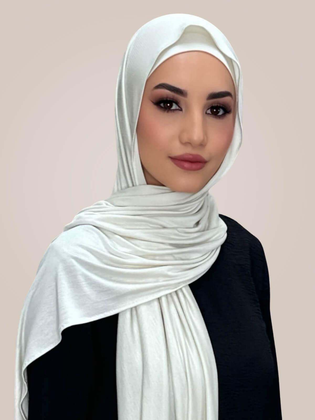 Premium Jersey Hijab-Ivory