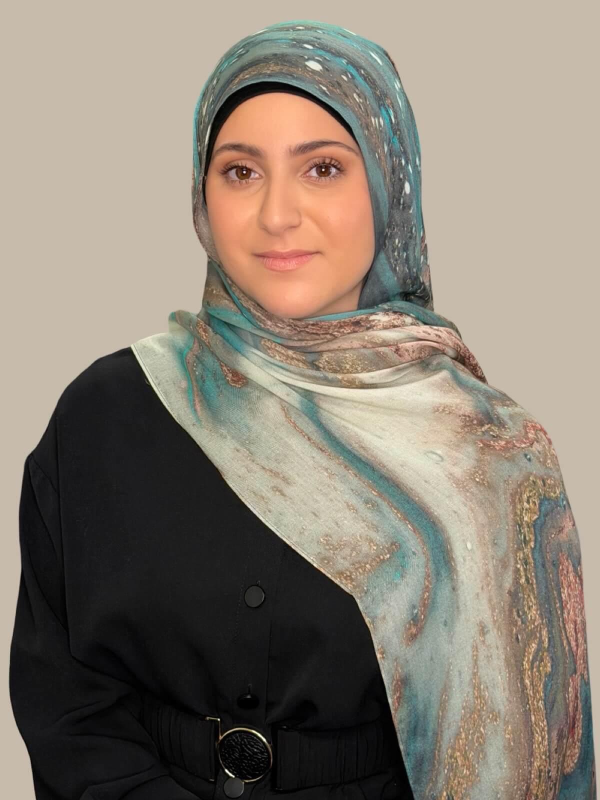 Modish Girl Print Modal Hijab-Laguna Shore