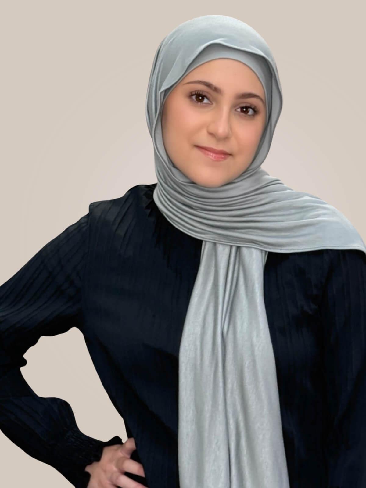 Modish Girl Premium Jersey Hijab-Chic Grey