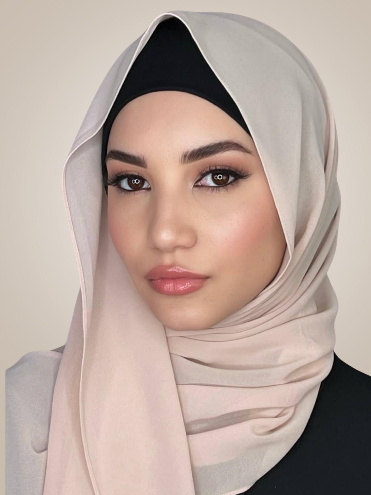 Classic Chiffon Hijab-Pearl