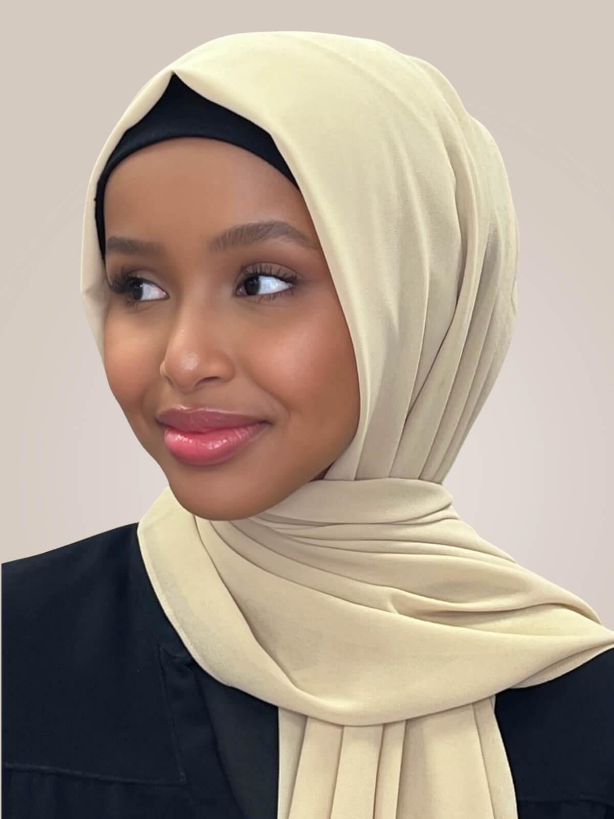 Classic Chiffon Hijab-Linen