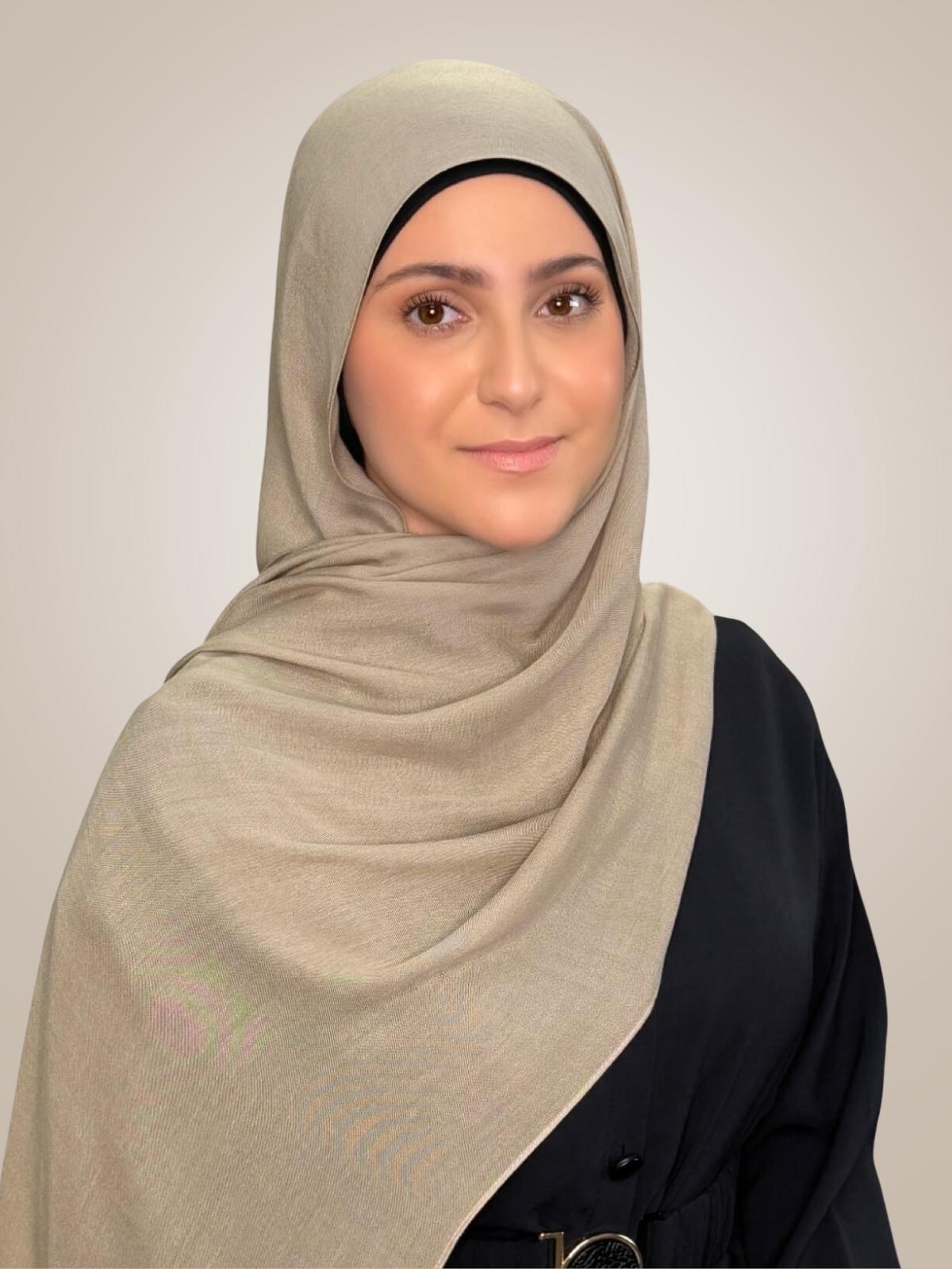 Modish Girl Cotton Modal Hijab-Wheat