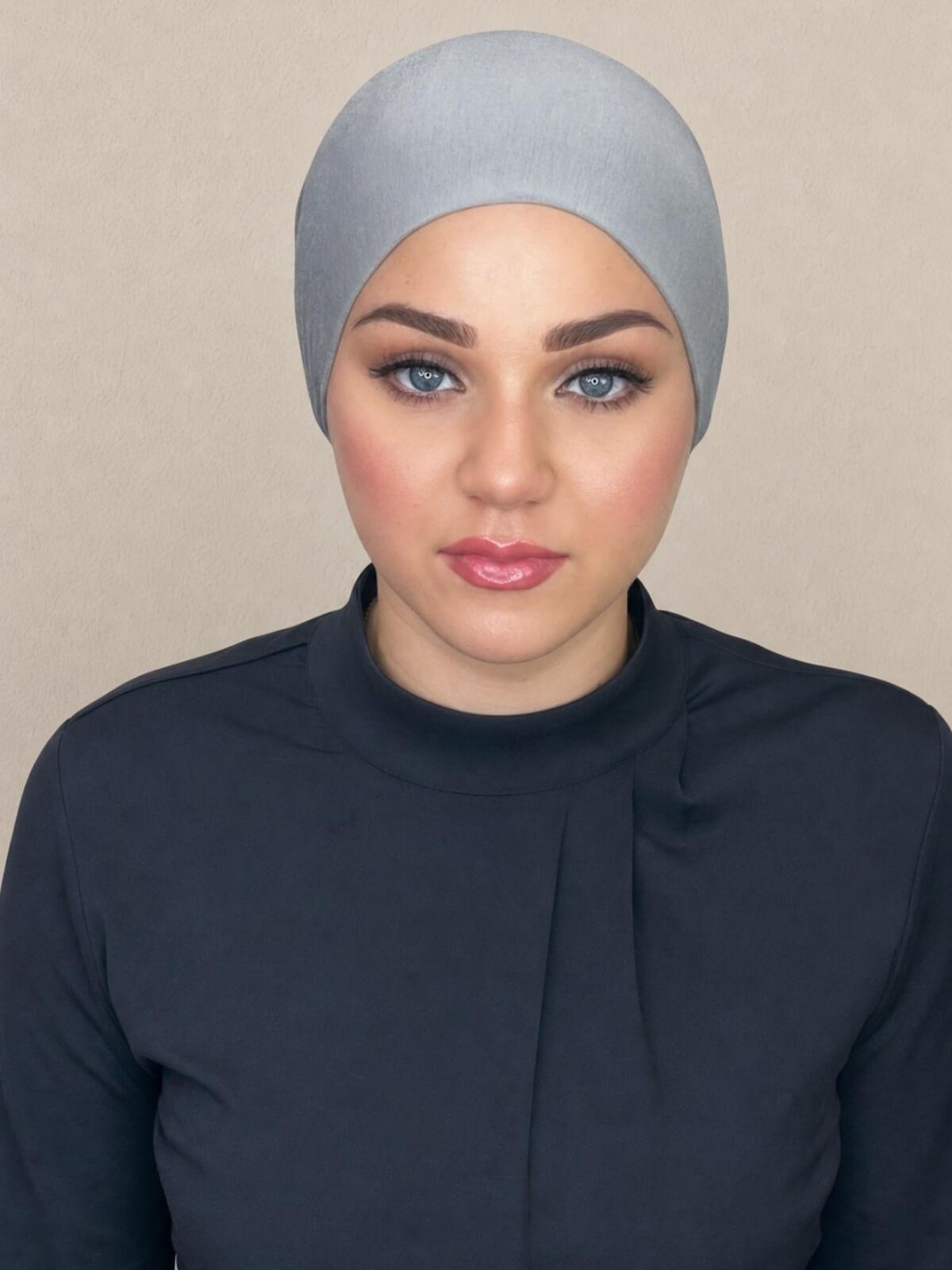 Tie Back UnderScarf-Chic Grey