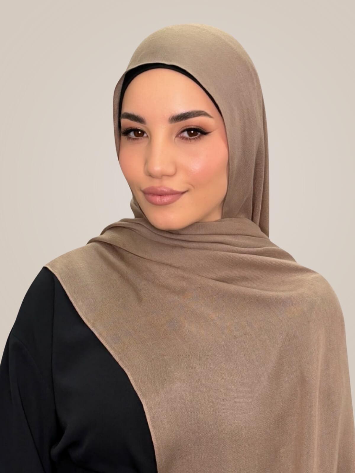 Cotton Modal Hijab-Forest Oak