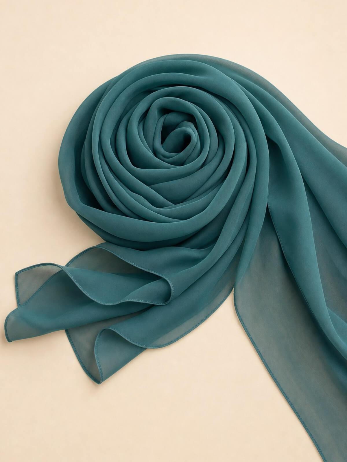 Luxury Chiffon Hijab-Ponderosa Pine