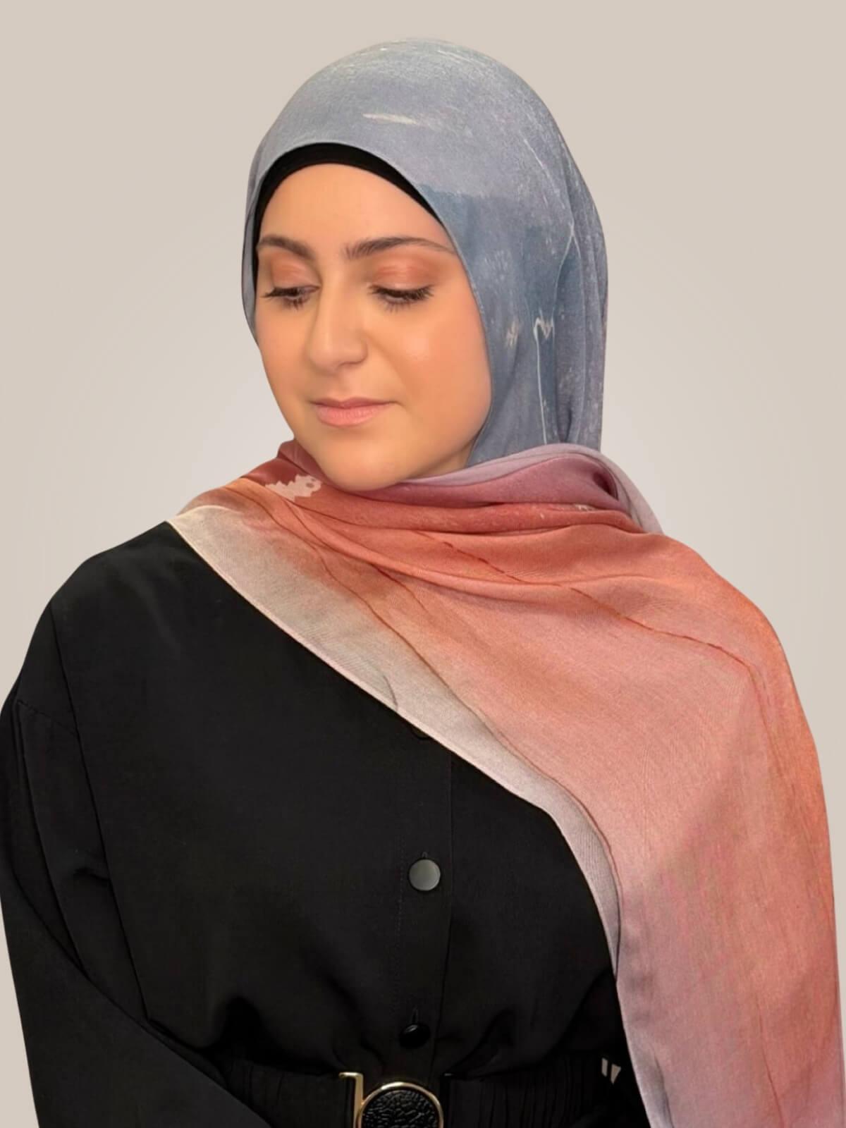 Modish Girl Print Modal Hijab-Petra Rose