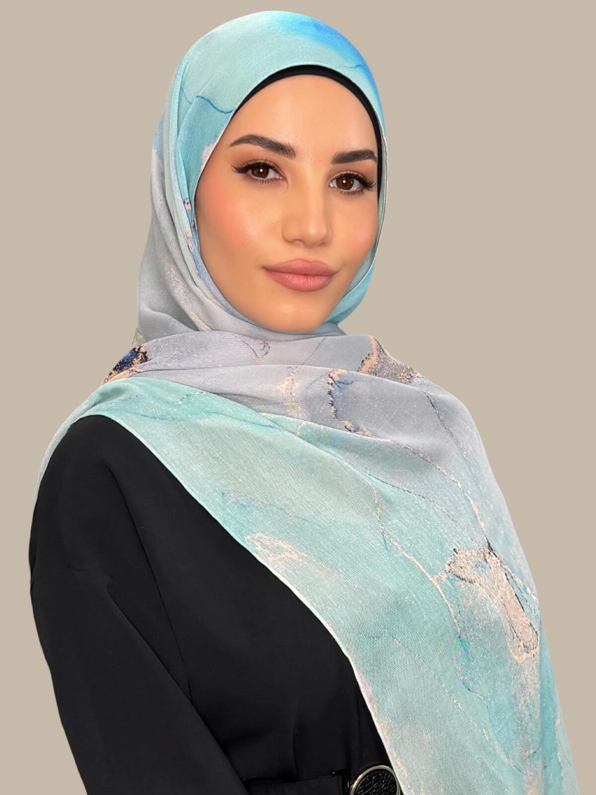 Print Modal Hijab-Amalfi Blue