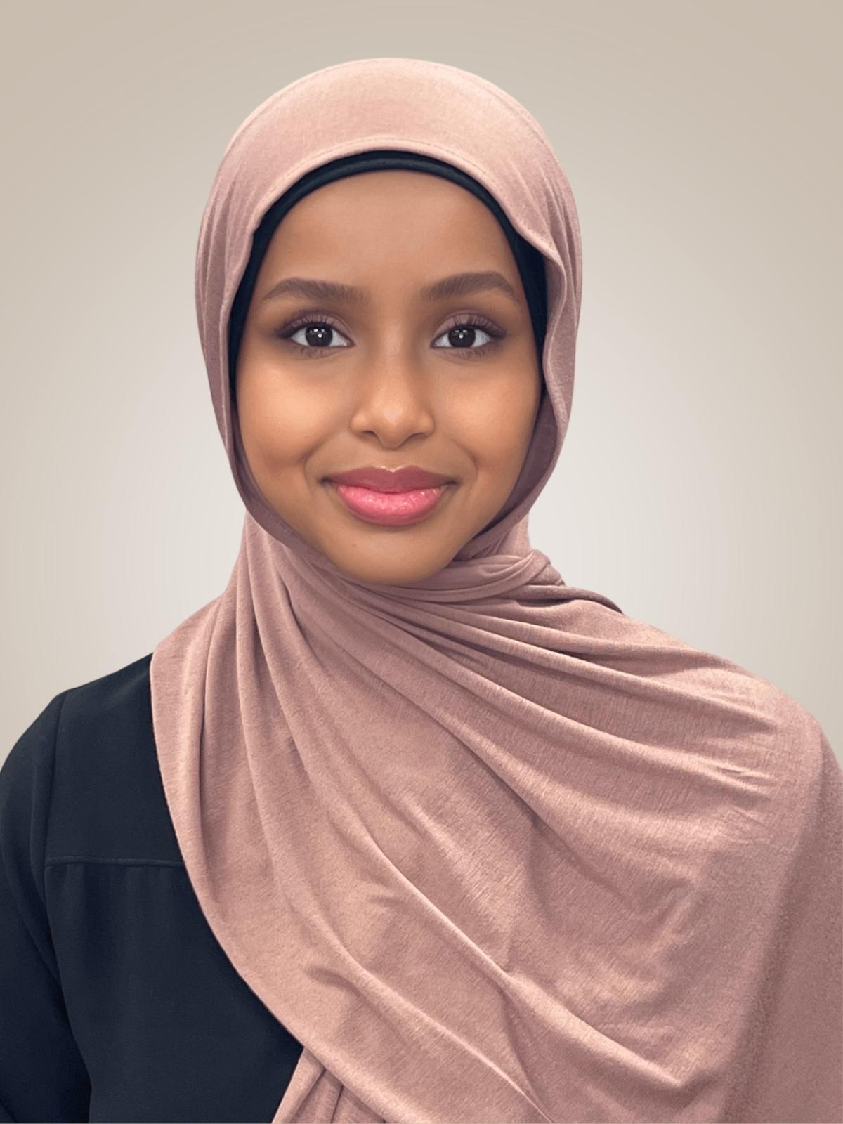 Classic Jersey hijab-Brunette
