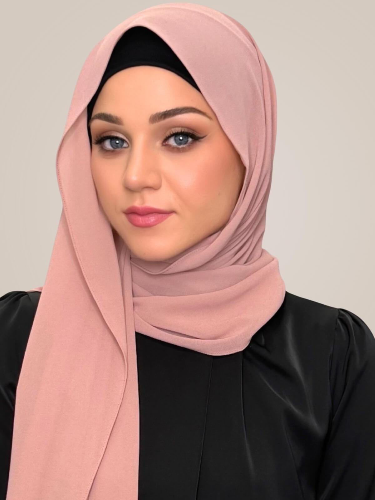 Classic Chiffon Hijab-Roselle
