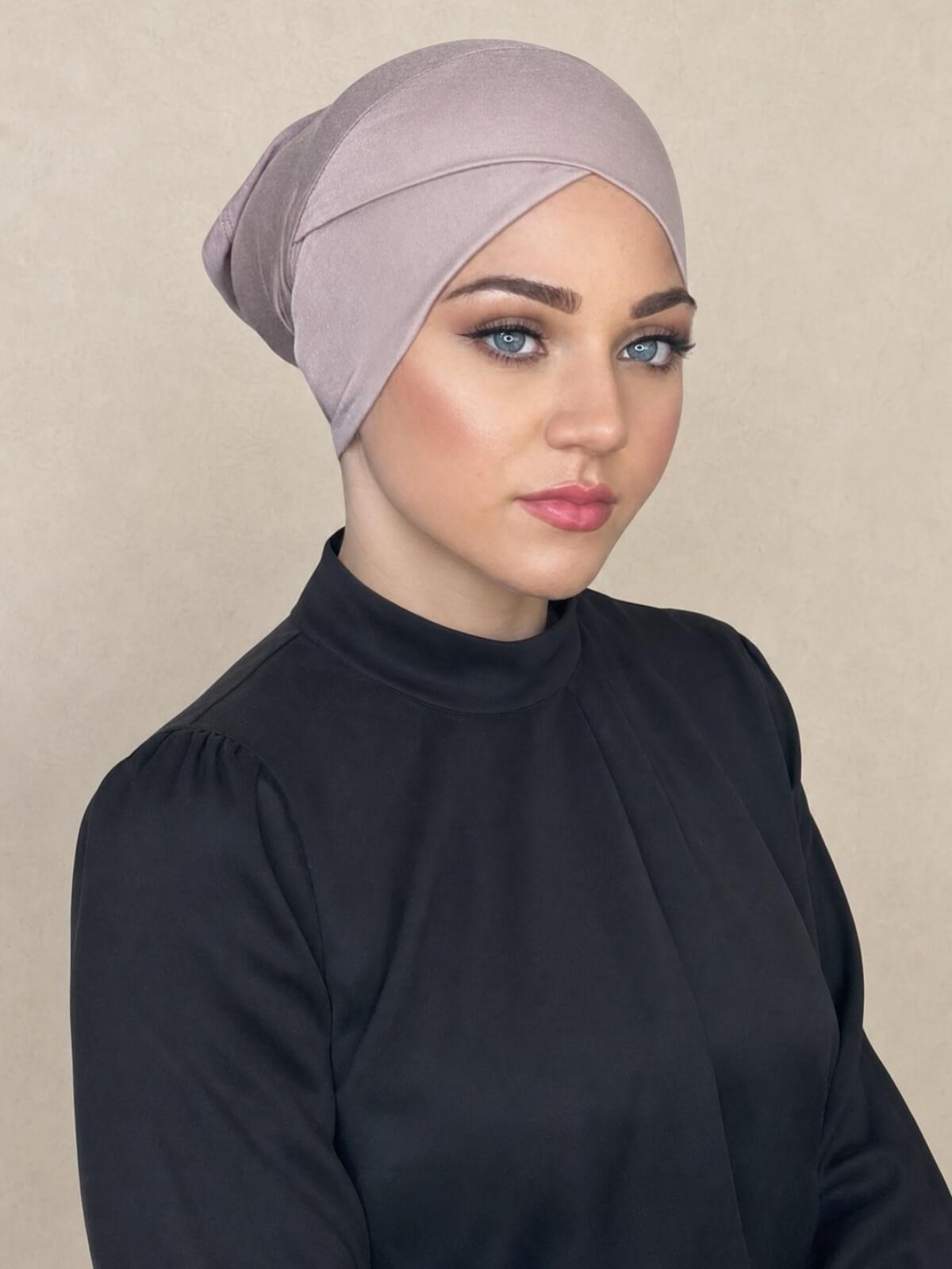 Premium Jersey Cross Front Underscarf -Sphinx