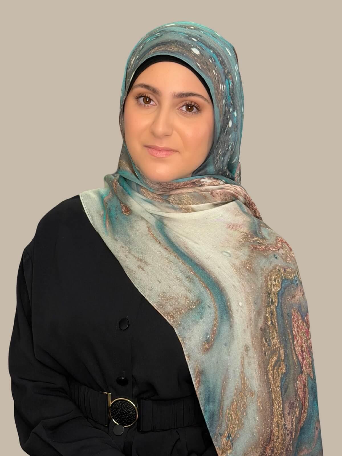 Modish Girl Print Modal Hijab-Laguna Shore