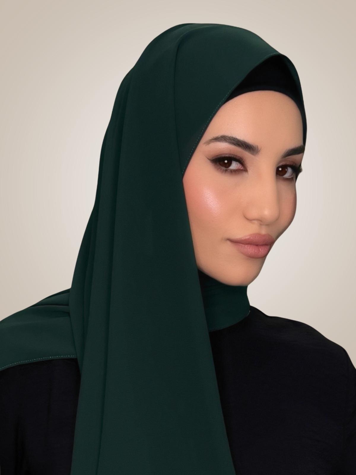 Classic Chiffon Hijab-Pine