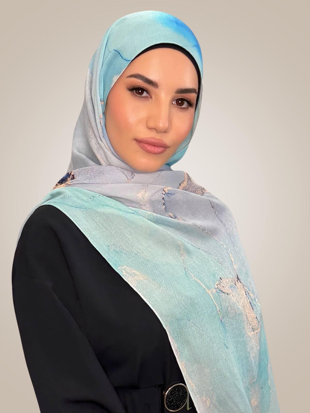 Print Modal Hijab-Amalfi Blue