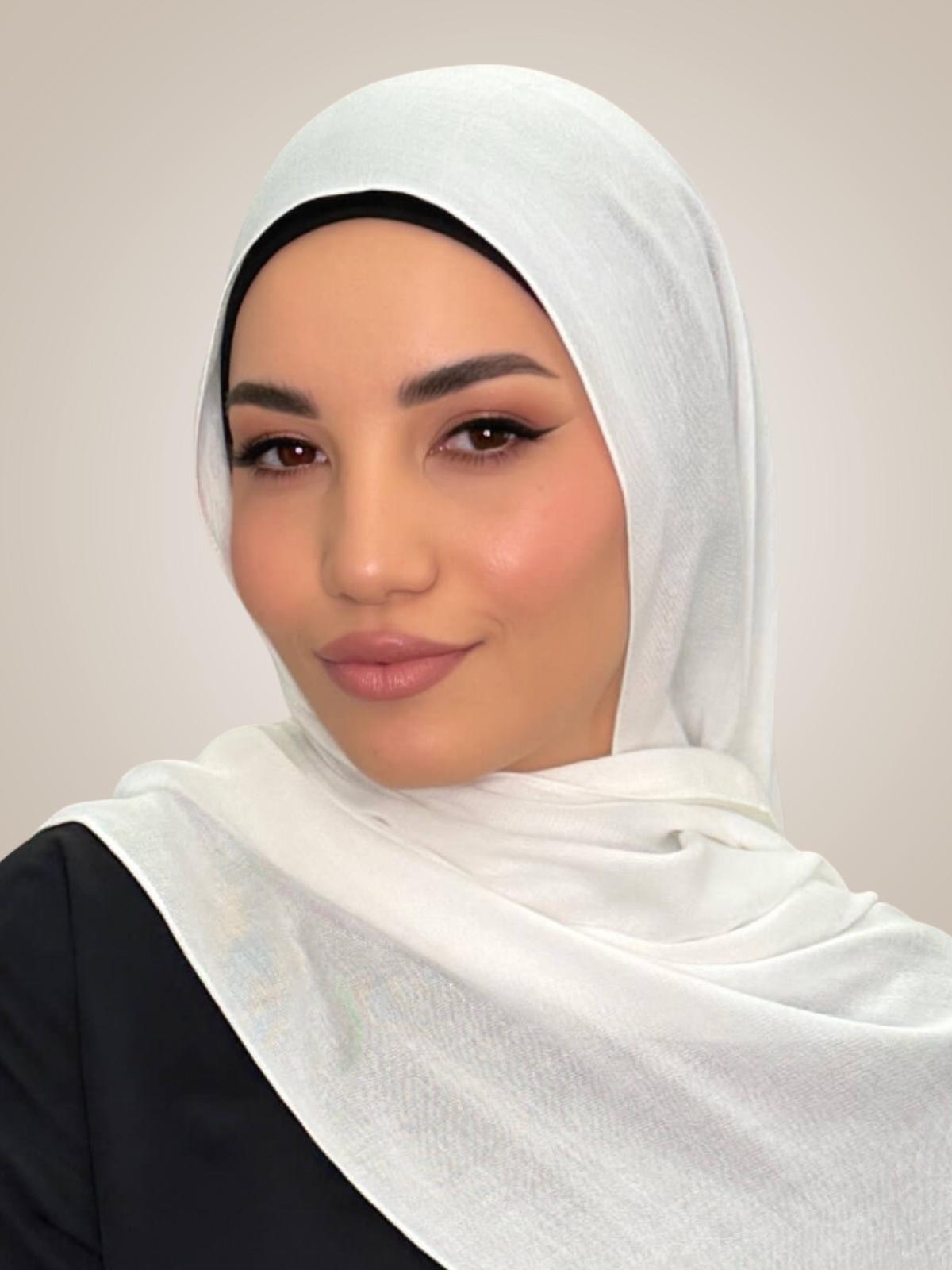 Cotton Modal Hijab-Porcelain