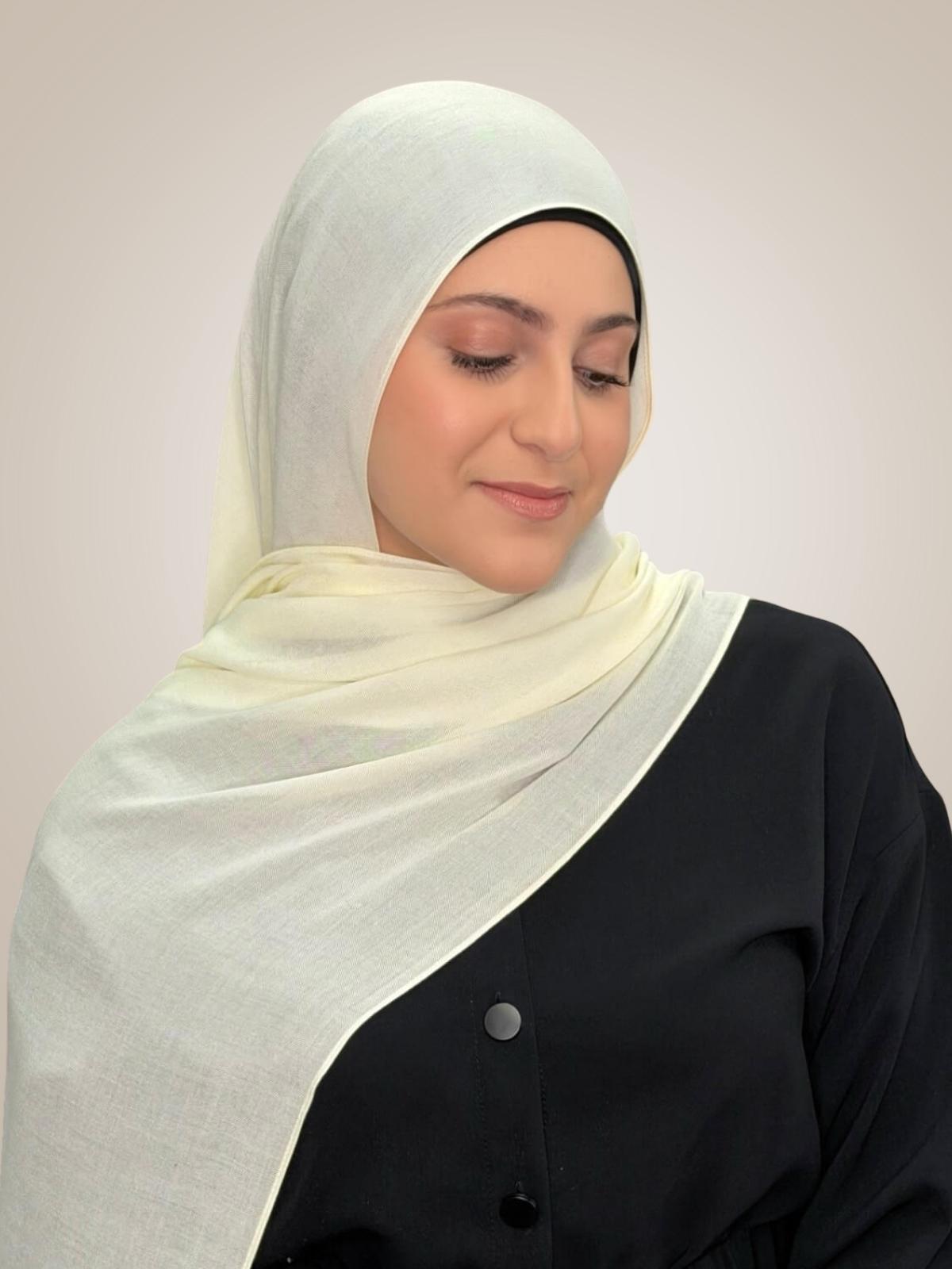 Modish Girl Cotton Modal Hijab-Lace