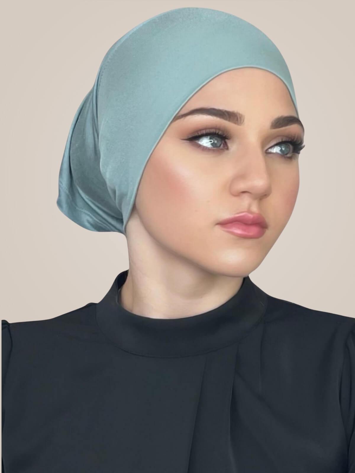 Premium Jersey UnderScarf-Pale Cyan