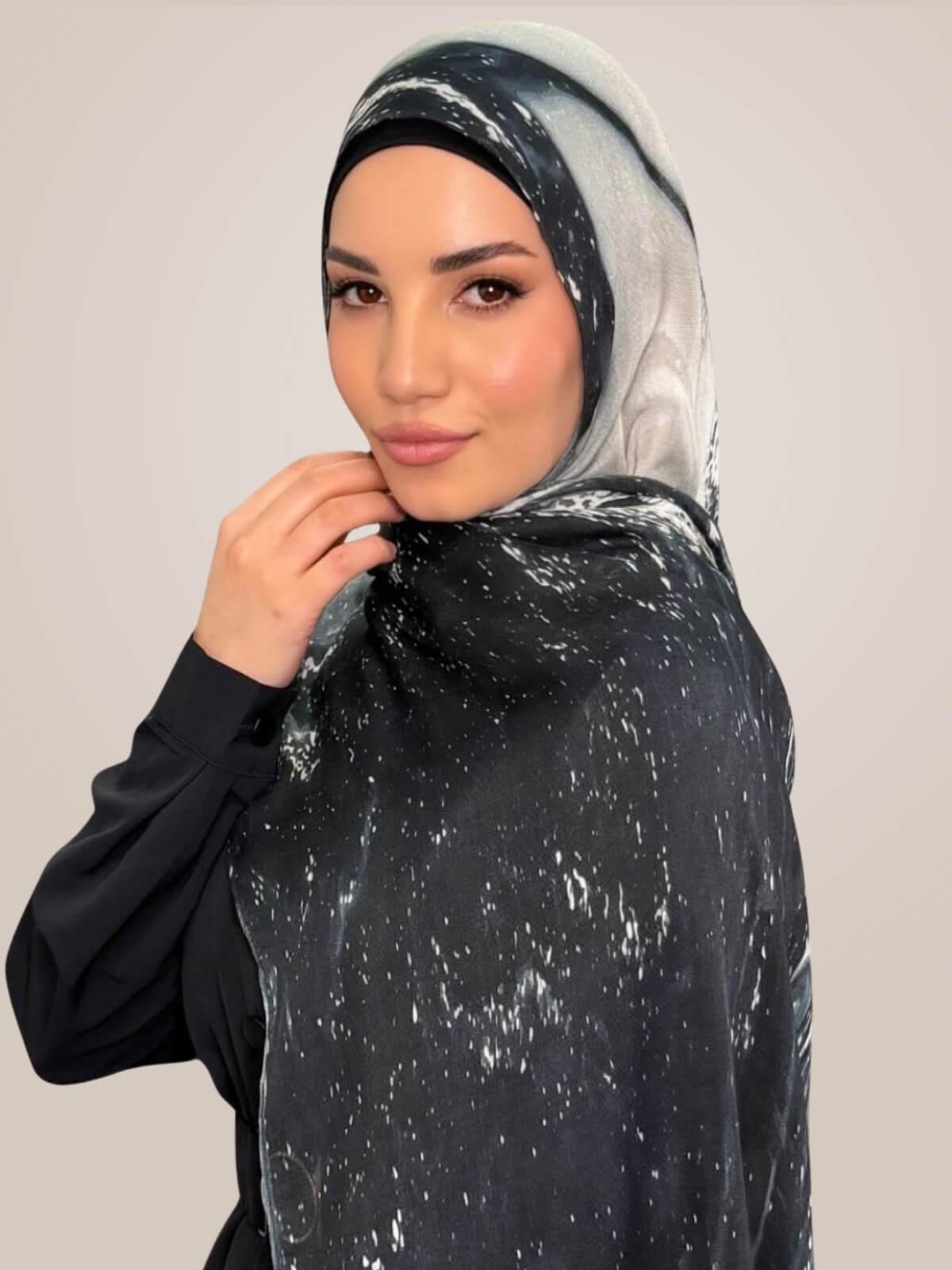 Print Modal Hijab-Milan Noir