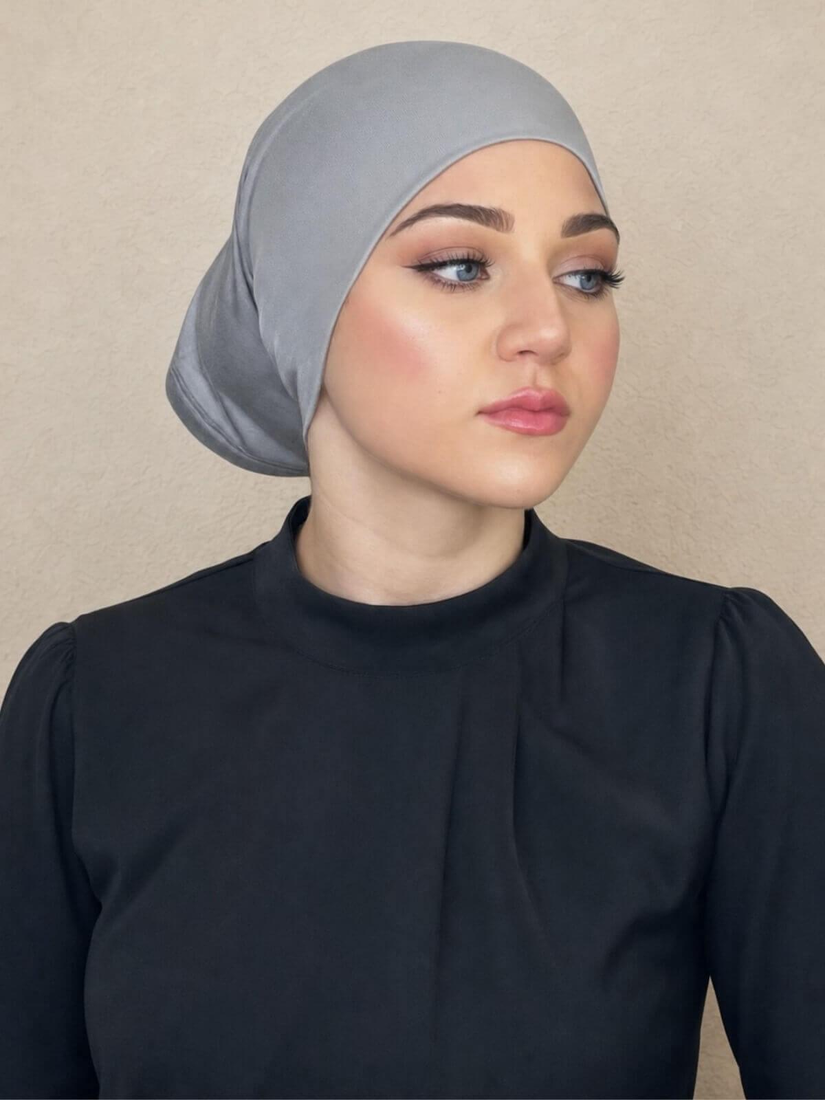 Premium Jersey Under scarf-Chic Grey