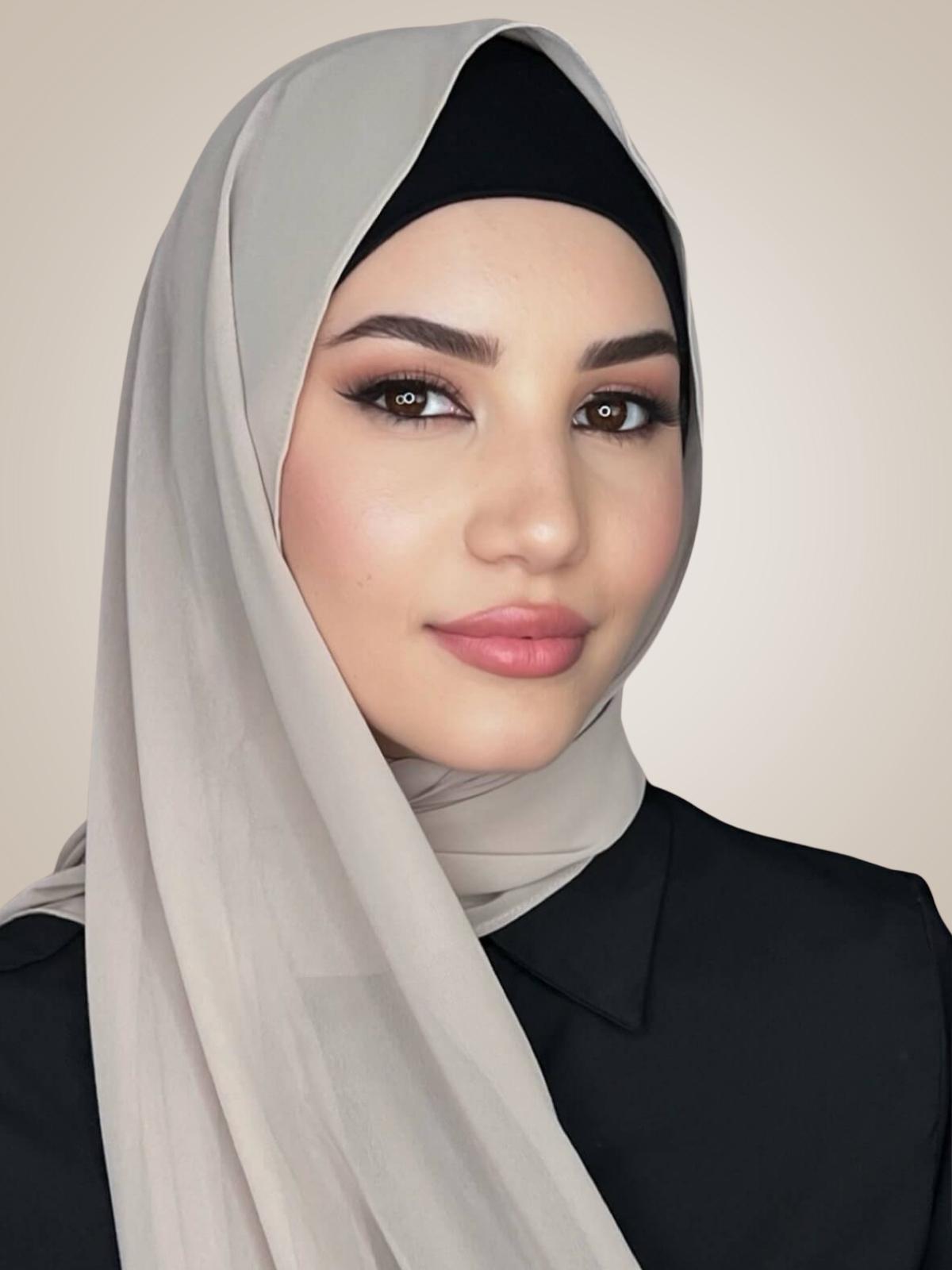 Luxury Chiffon Hijab-Desert
