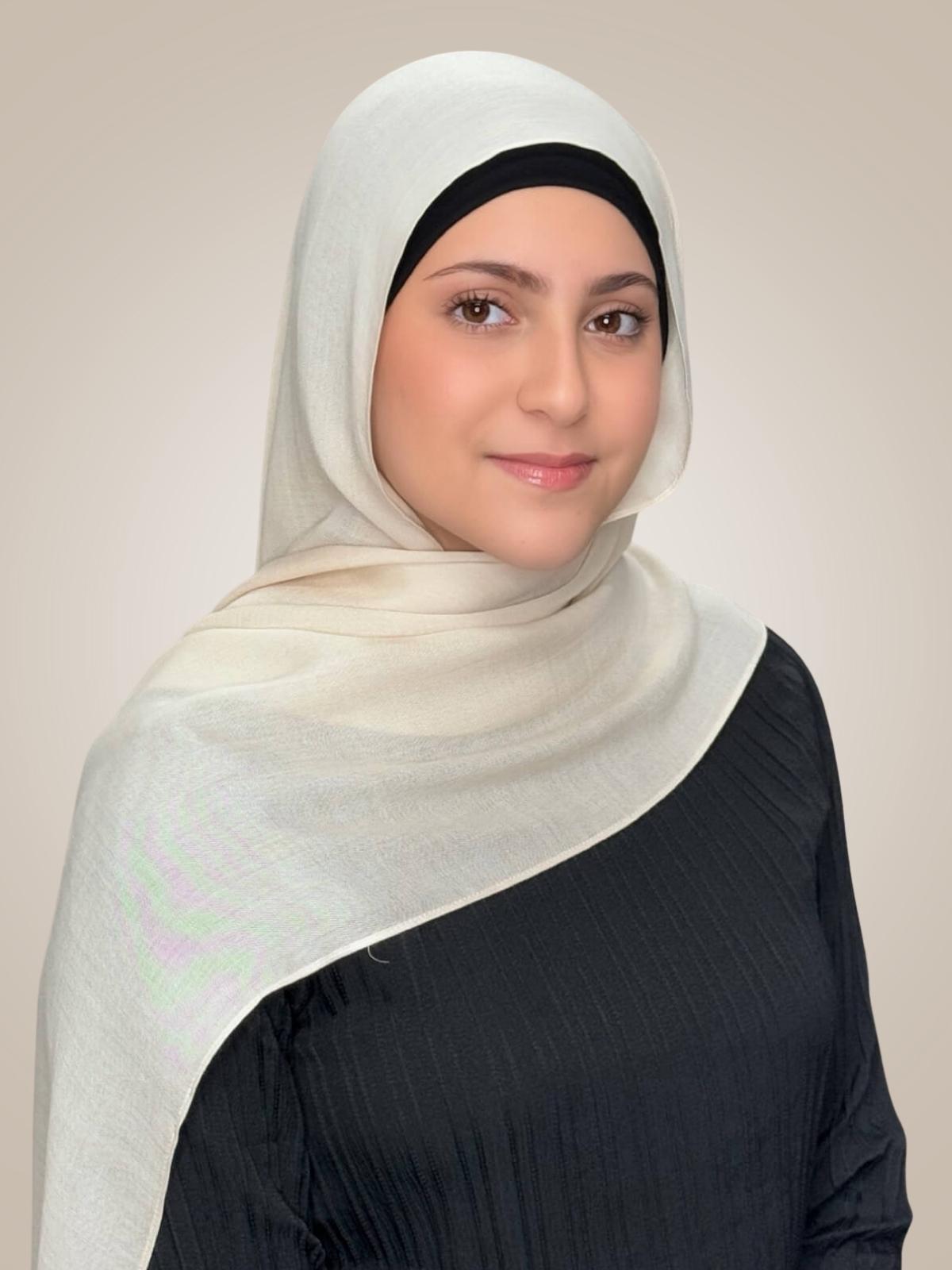 Modish Girl Cotton Modal Hijab-Buttercream