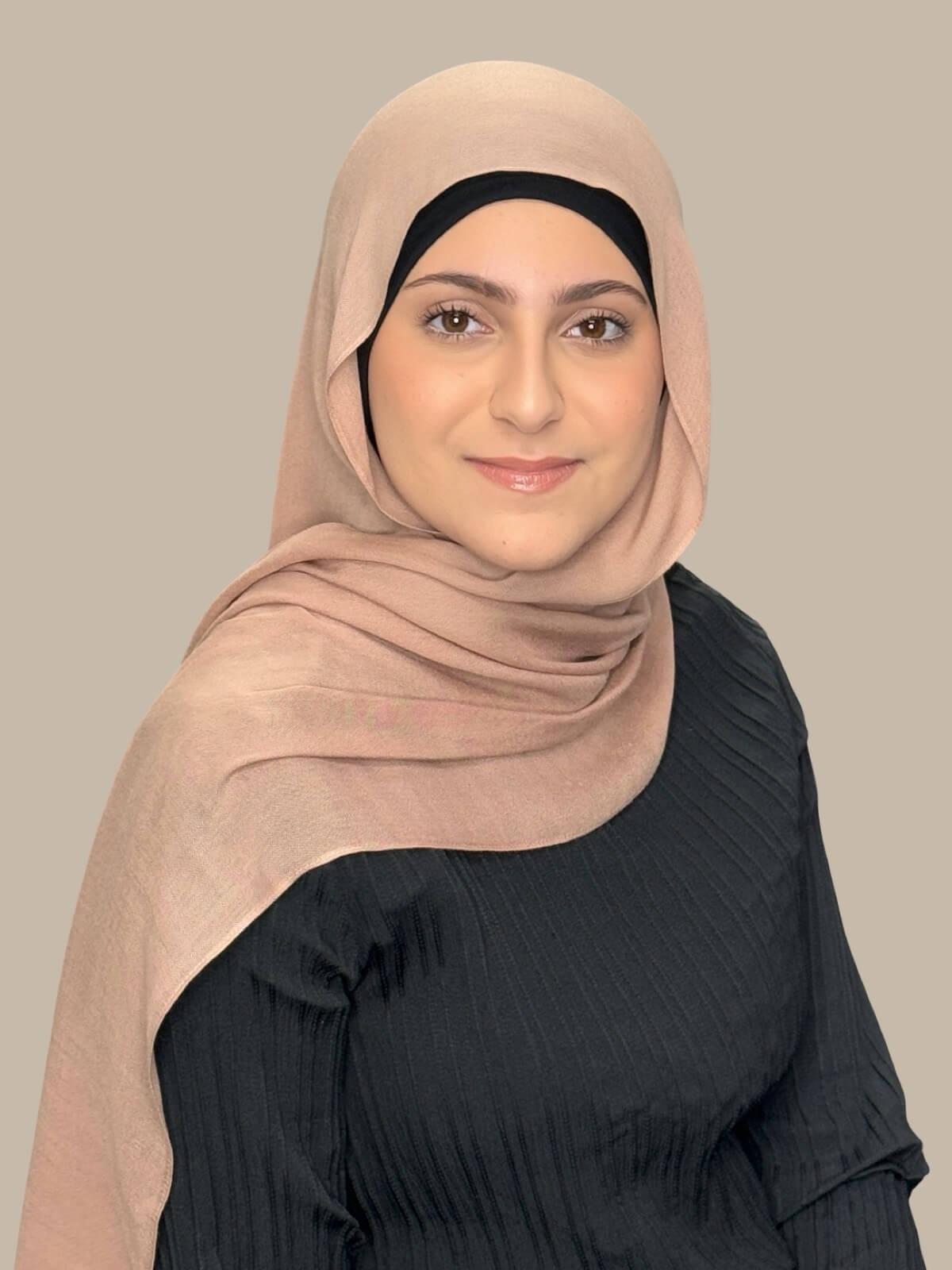 Modish Girl Cotton Modal Hijab-Cocoa Beige