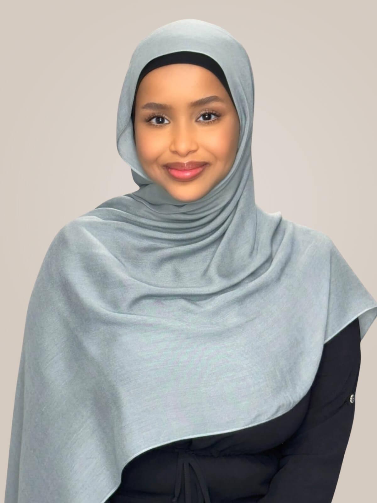 Cotton Modal Hijab-Fossil