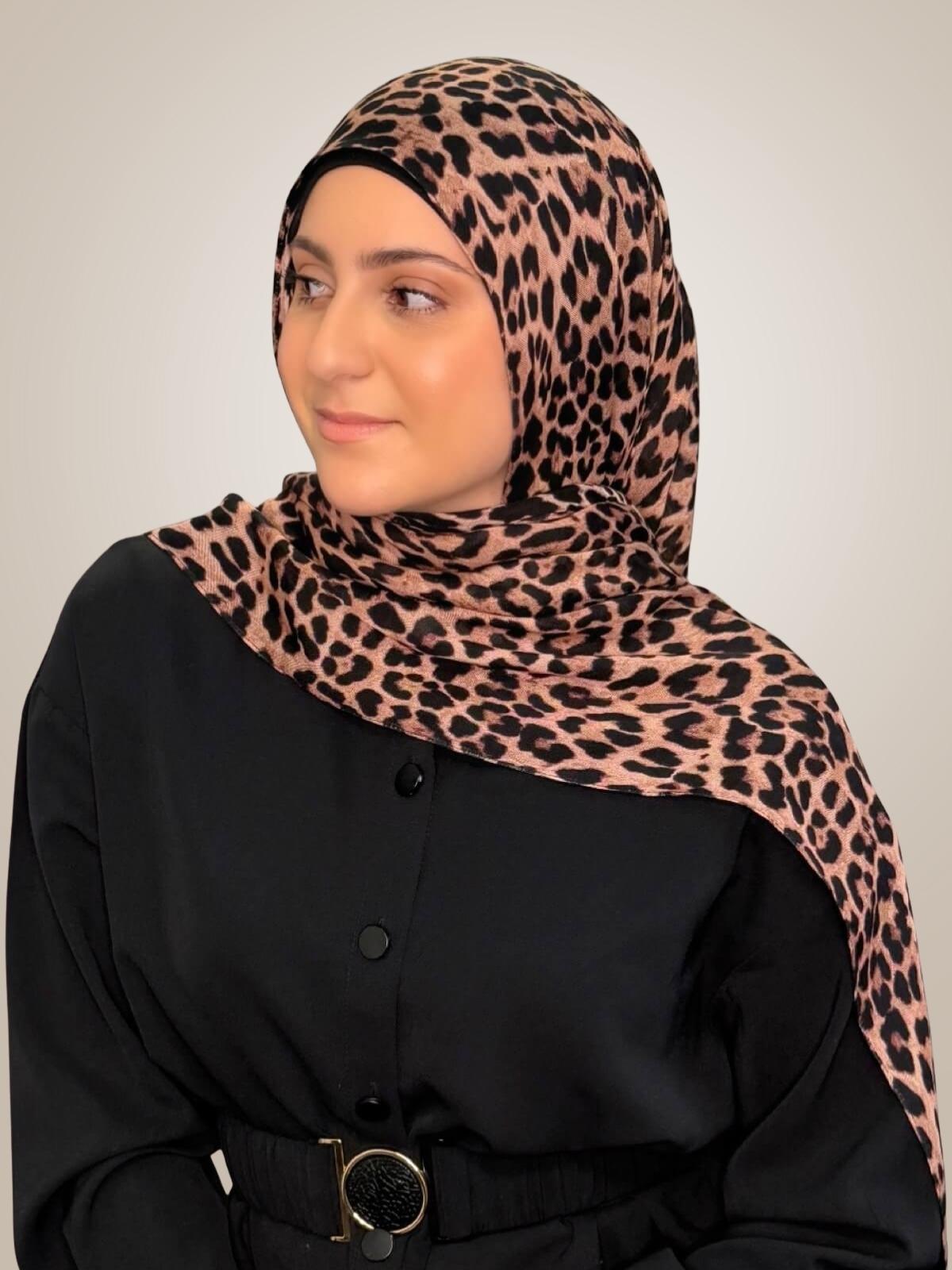 Modish Girl Print Modal Hijab-Safari Nights