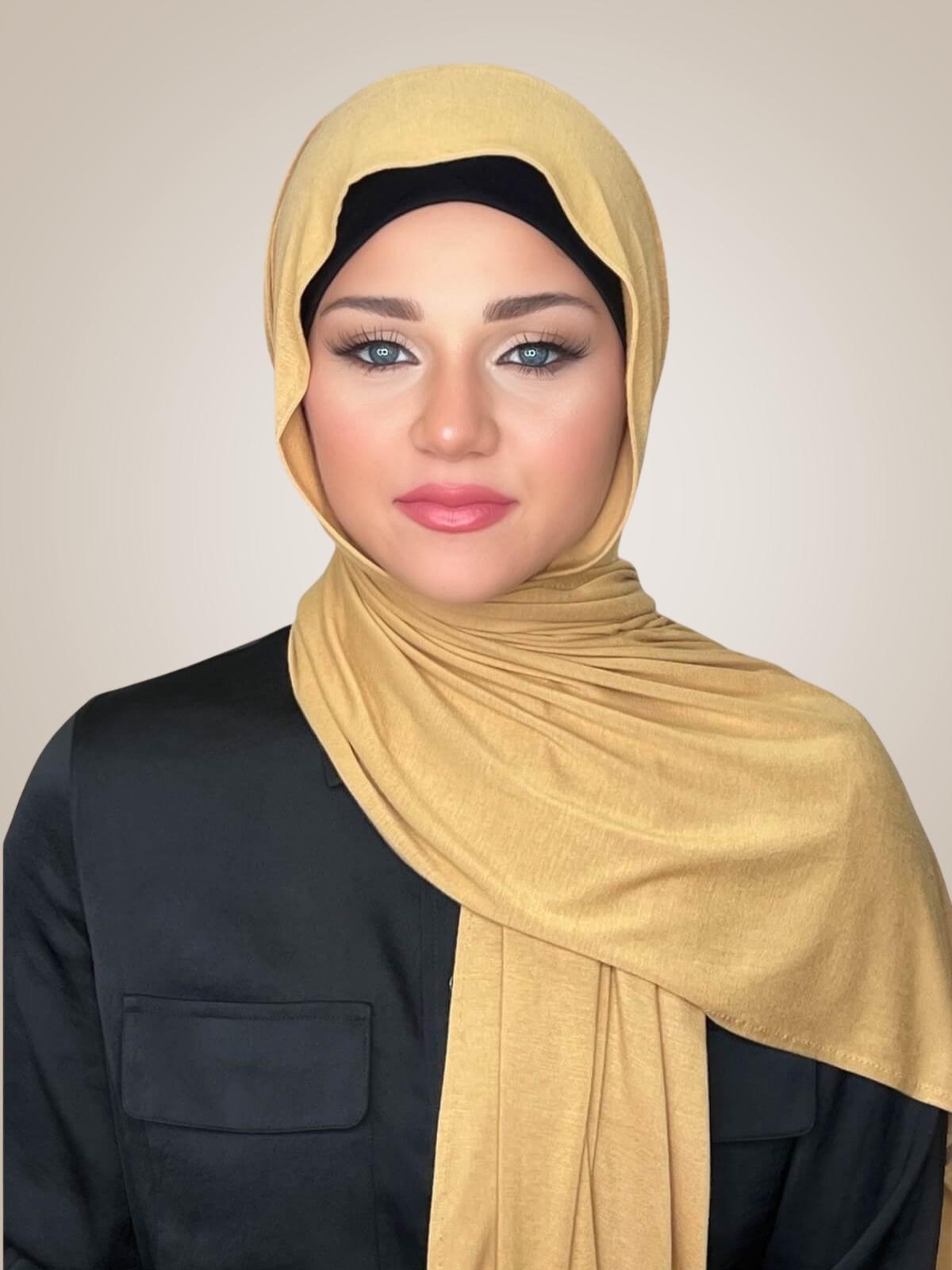 Classic Jersey Hijab-Butterscotch
