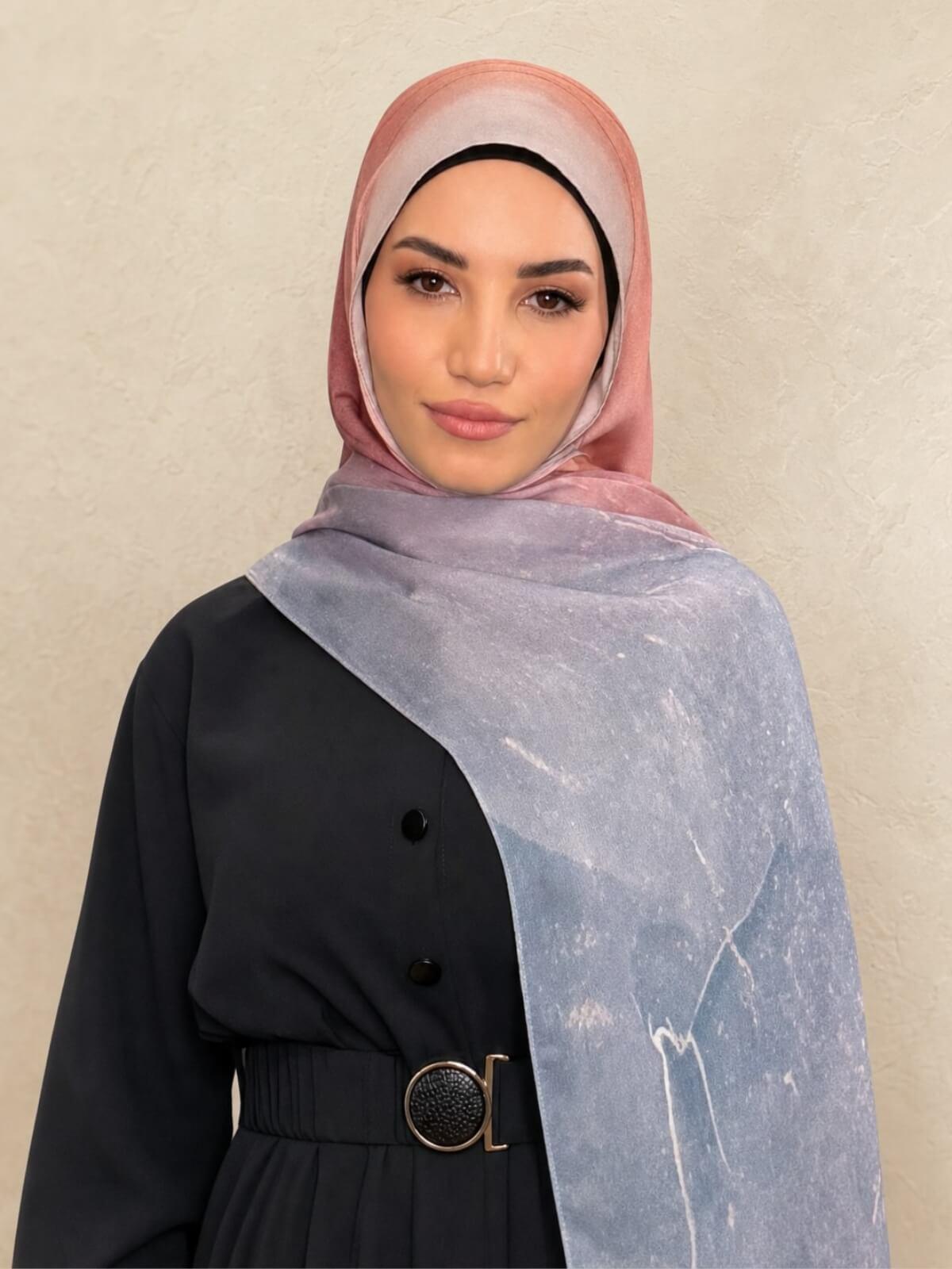 Print Modal Hijab-Petra Rose