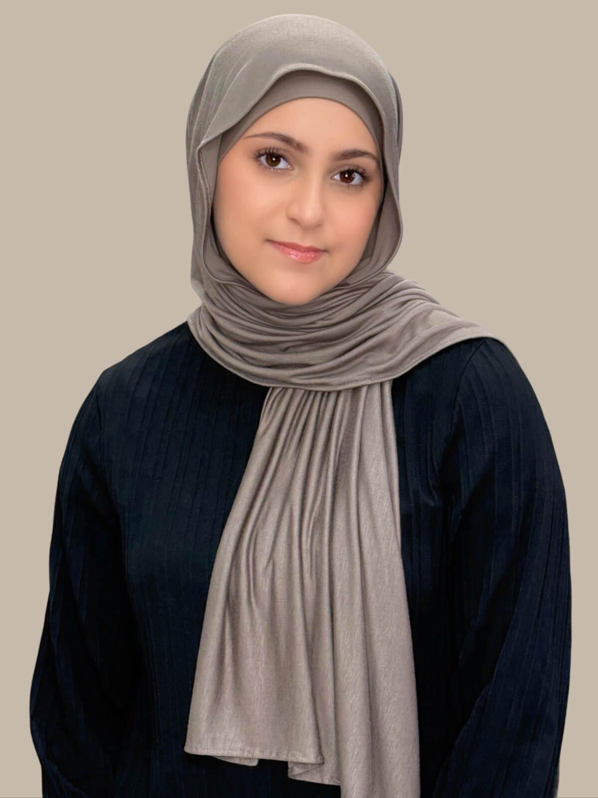 Modish Girl Premium Jersey Hijab-Sandstone
