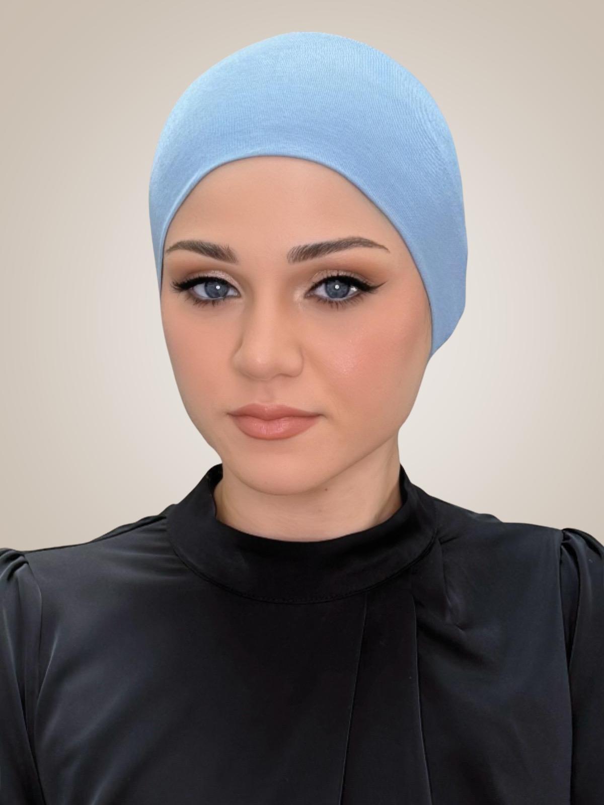 Premium Jersey Underscarf-Dusty Blue