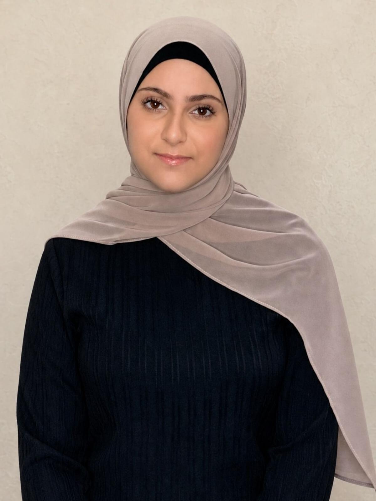 Modish Girl luxury Chiffon Hijab-Cedar