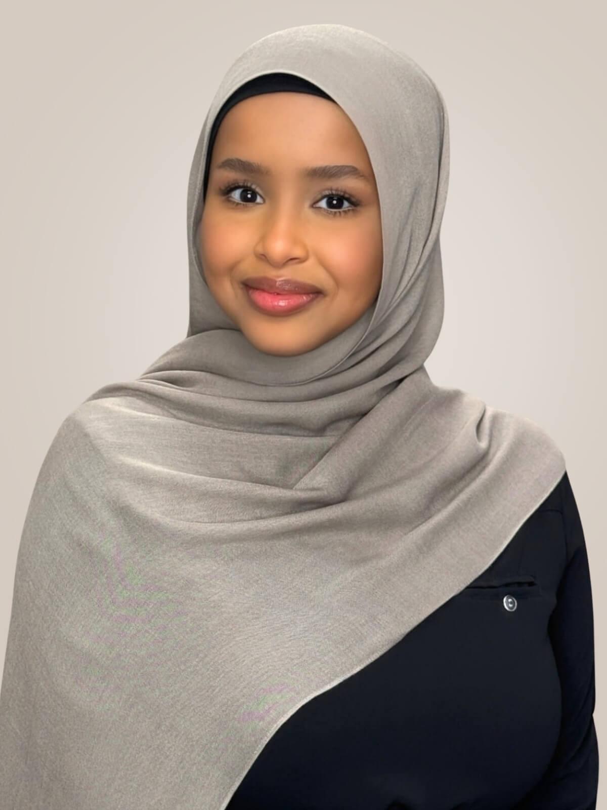 Cotton Modal Hijab-Oak Mist