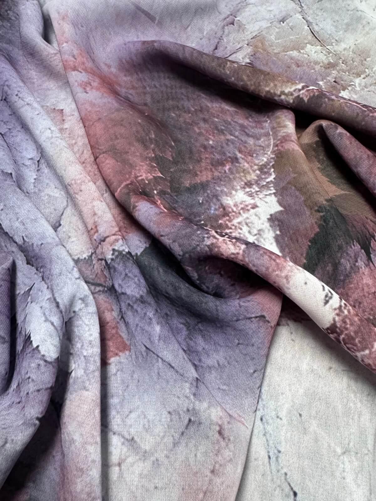 Printed Chiffon Hijab-Muted Mirage