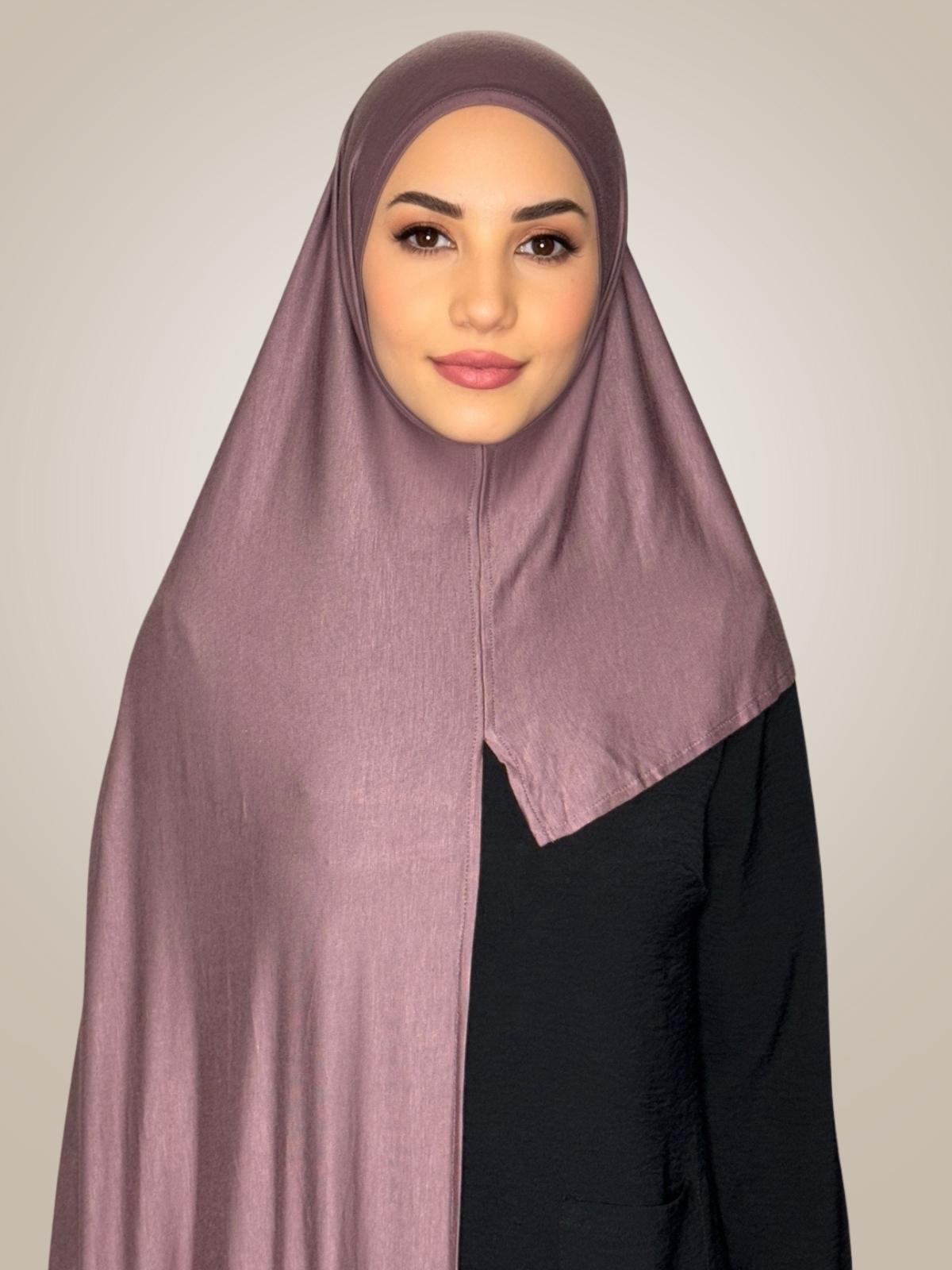 Pre-Sewn Jersey Hijab-Rose Taupe